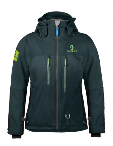 Scott Jacket Ws Snow Flex Dryo - Aruba green