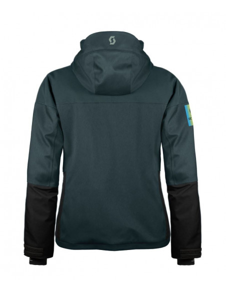 Scott Jacket Ws Snow Flex Dryo - Aruba green
