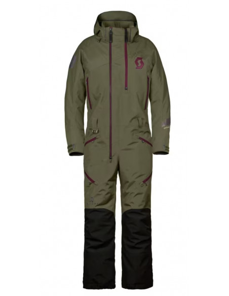 Scott Monosuit Womens DS-I-Dryo - Grön/Röd