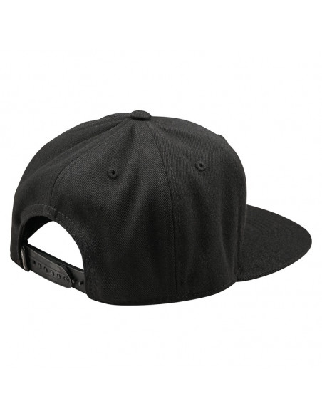 TROY LEE DESIGNS Flat Bill Snapback Factory Hat - Svart