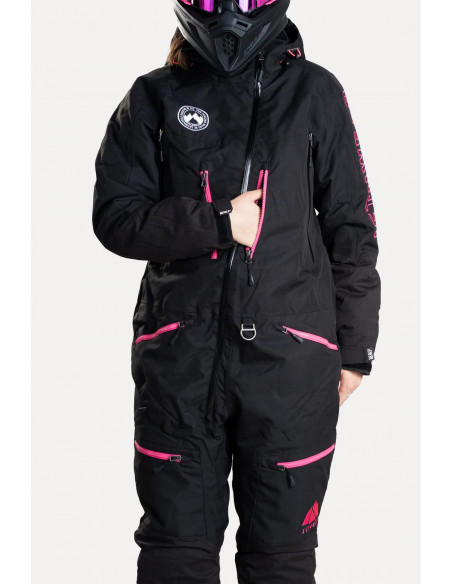 Jethwear Womens Freedom Suit Fodrad Skoteroverall - Svart/Rosa
