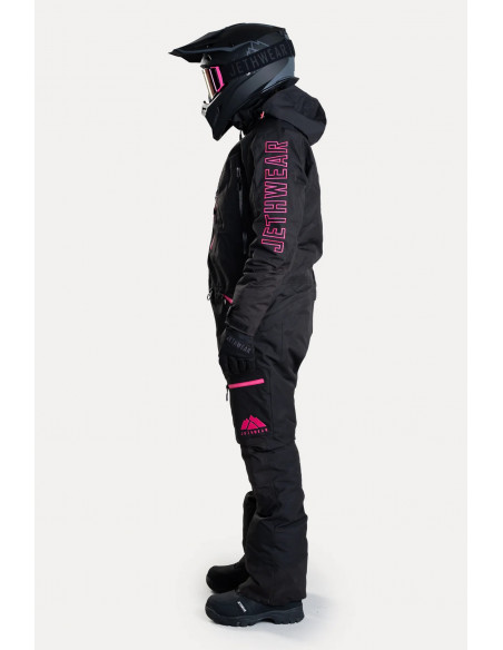 Jethwear Womens Freedom Suit Fodrad Skoteroverall - Svart/Rosa