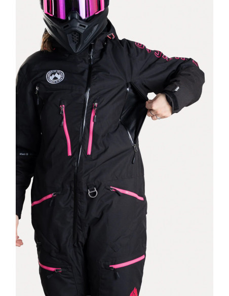 Jethwear Womens Freedom Suit Fodrad Skoteroverall - Svart/Rosa