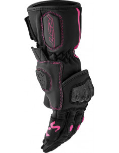 RST S1 Ladies Gloves Black/Pink 2