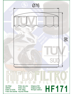 HiFlo oljefilter HF171B 2