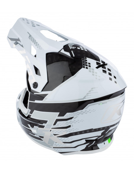 Klim F3 Carbon Pro - Diamondback White
