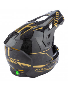Klim F3 Carbon Pro - Forged Gold Vein 2