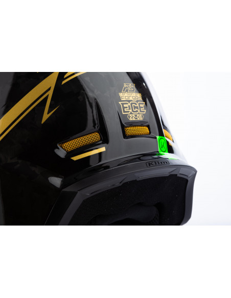 Klim F3 Carbon Pro - Forged Gold Vein