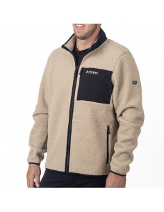 Klim Pile Jacket Montana Tan - Black 2