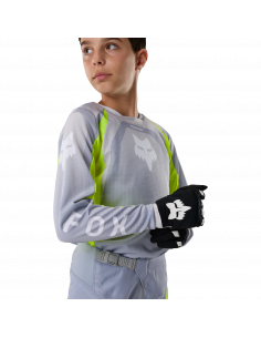 Fox Youth 180 Frame Jersey - Grå/Hi-vis 2