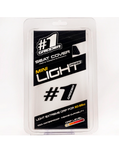 LIGHT RIB MINI Sadelöverdrag - Vit/Svart 2