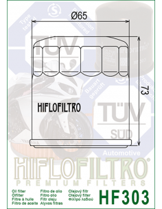 HiFlo oljefilter HF303 2
