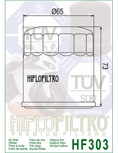 HiFlo oljefilter HF303