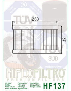 HiFlo oljefilter HF137 2