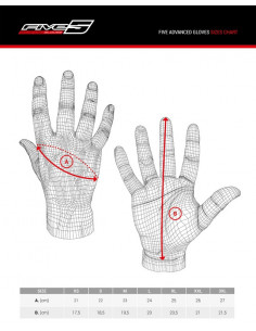 Five Handske WFX SKIN Dam Vattentät Svart/Vit 2