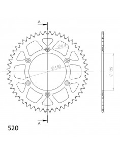 Supersprox Alu bakdrev KTM/Husqv./Husab. 2