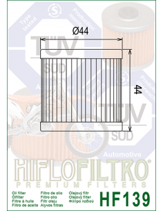 HiFlo oljefilter HF139 2