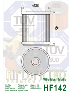 HiFlo oljefilter HF142 2