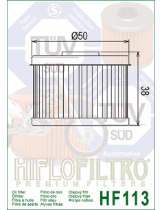 HiFlo oljefilter HF113 2