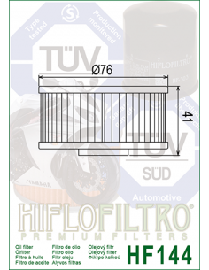 HiFlo oljefilter HF144 2