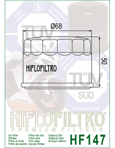 HiFlo oljefilter HF147
