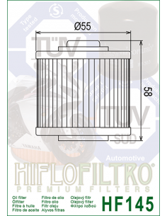HiFlo oljefilter HF145 2