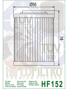 HiFlo oljefilter HF152 2