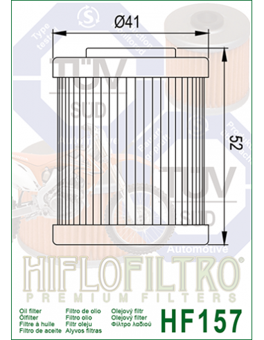 HiFlo oljefilter HF157