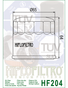 HiFlo oljefilter HF204 2