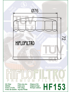 HiFlo oljefilter HF153 2