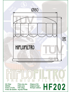 HiFlo oljefilter HF202 2