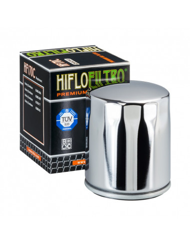 HiFlo oljefilter HF170C krom