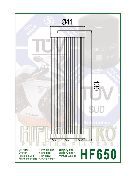 HiFlo oljefilter HF650
