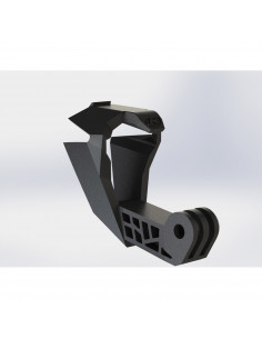 F3 Chin Vent Camera Mount Black