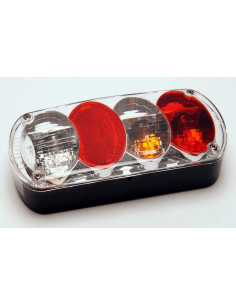 BAKLYKTA 218x95mm, höger, Ellips Midpoint II med backljus