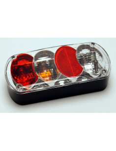 BAKLYKTA 218x95mm, vänster, Ellips MIdpoint III med backljus