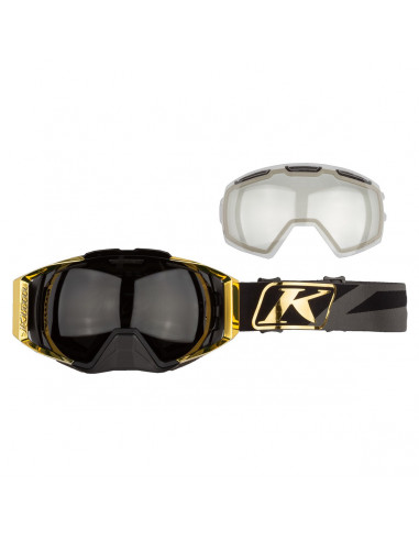 Oculus Goggle Dissent Gold Smoke Polarized and Clear lens