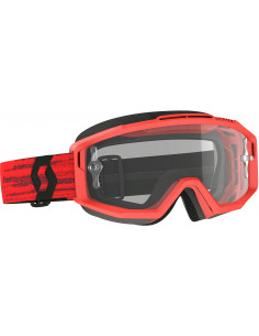 SCOTT Split OTG Goggle dark red/clear works