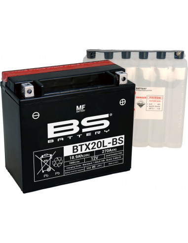 BS Battery  BTX20L-BS MF (cp) Mainteance Free