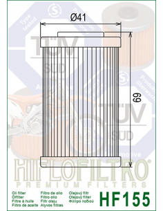 HiFlo oljefilter HF155 2