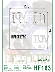 HiFlo oljefilter HF163 2