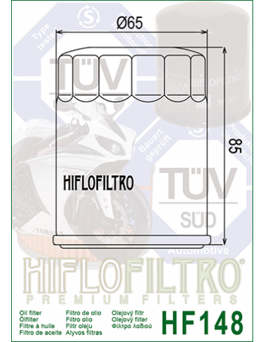 HiFlo oljefilter HF148