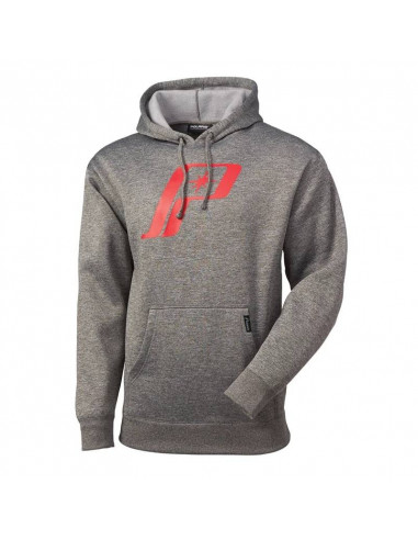 M LOGO HOODIE GRY/RED