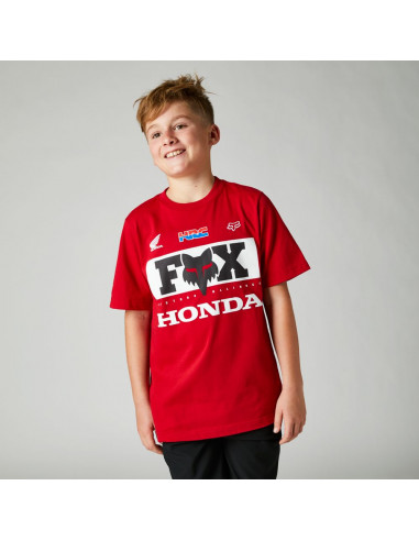 Fox Honda Youth Tee - Röd