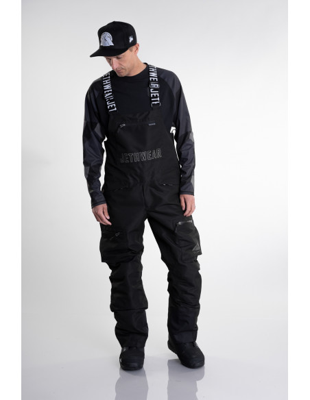 Jethwear Hängeslbyxa Skal - Svart