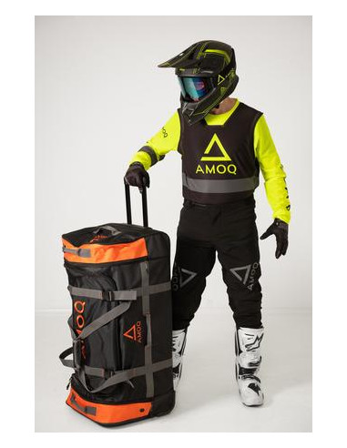 AMOQ Roller Gearbag Med Hjul 140L - Svart/Orange