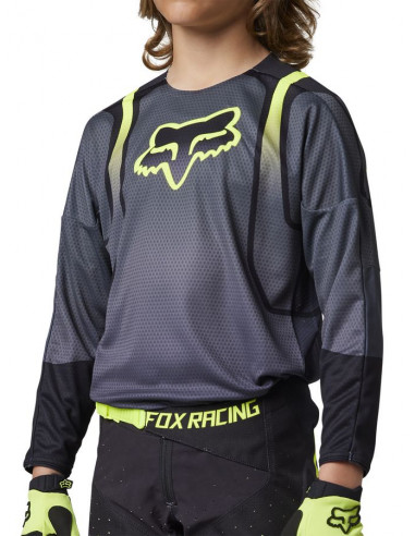 Fox Youth 360 Vizen - Svart/Hi-Vis Gul