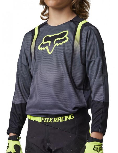 Fox Youth 360 Vizen - Svart/Hi-Vis Gul