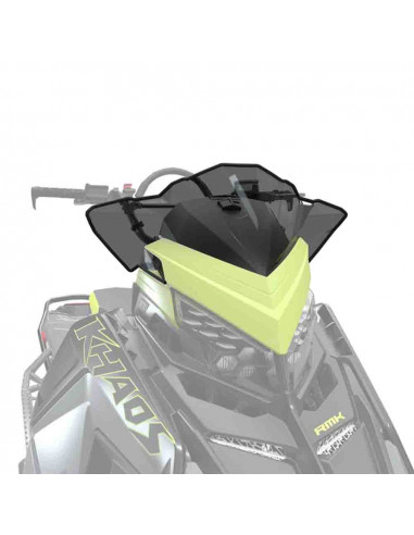 Polaris Matyx Vindruta Låg - Mörk Rök