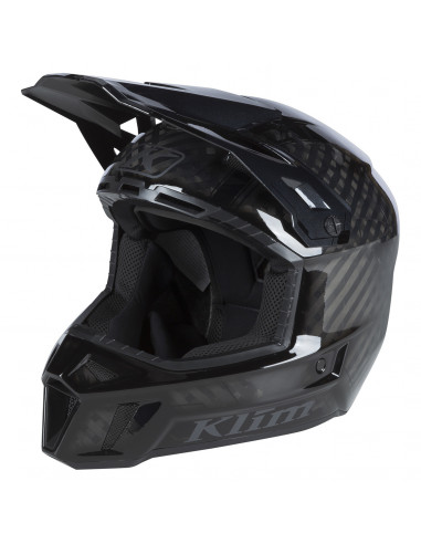 Klim F3 Carbon Helmet ECE Phantom - Svart